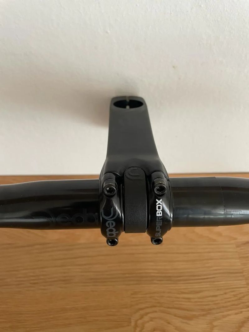 kombo řidítka Forza Cirrus Pro + představec Deda Super Box - 110 mm , -8 st, 420 mm