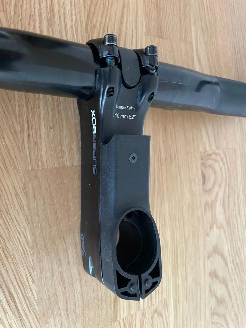 kombo řidítka Forza Cirrus Pro + představec Deda Super Box - 110 mm , -8 st, 420 mm