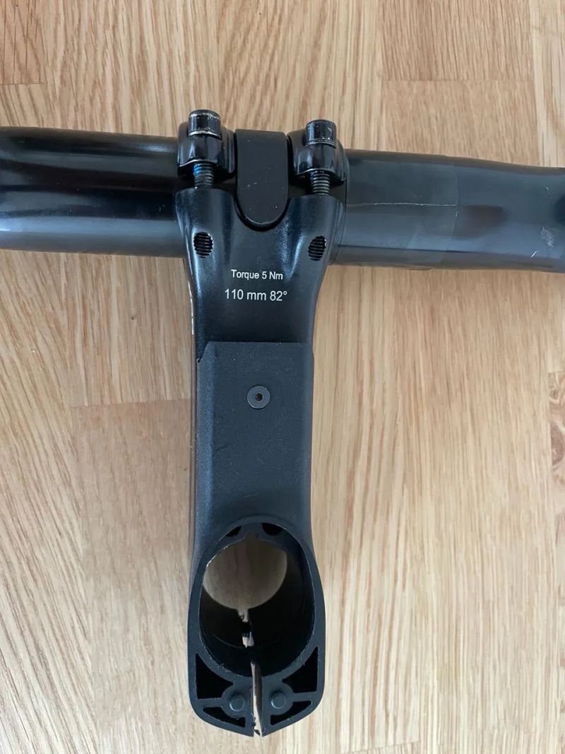 kombo řidítka Forza Cirrus Pro + představec Deda Super Box - 110 mm , -8 st, 420 mm