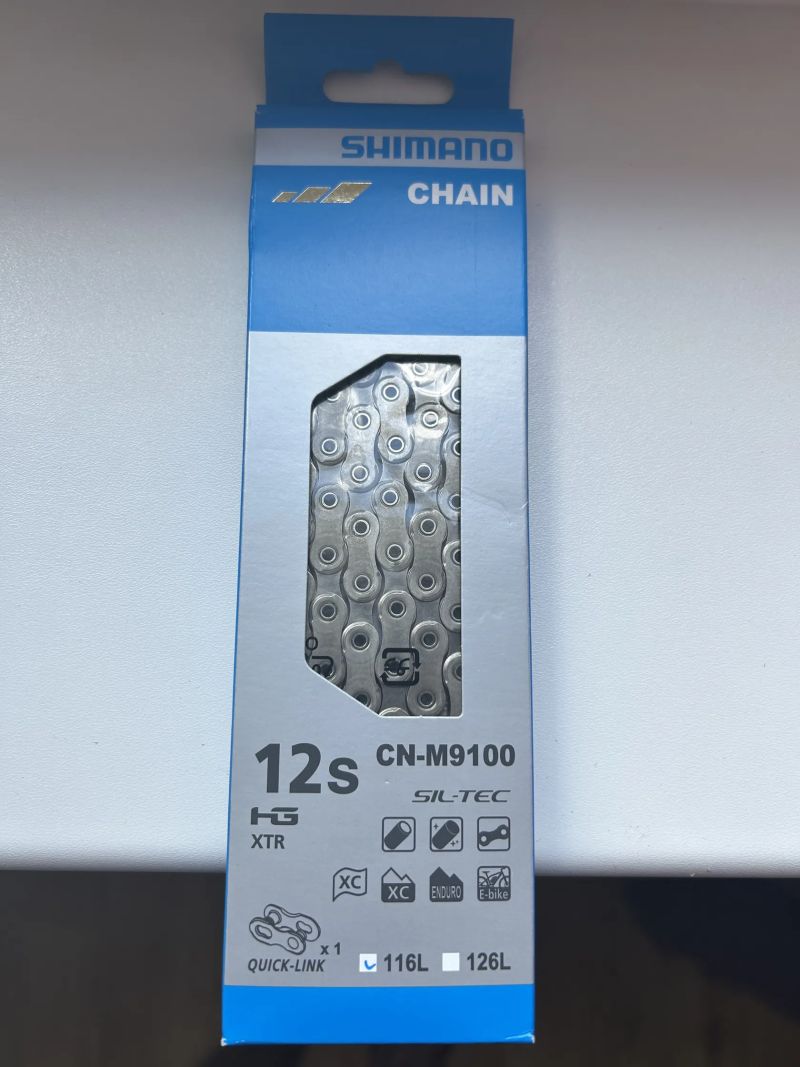 Řetěz Shimano 12s, CN-M9100, 116 článků