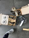 Kompletní sada Shimano 105 (12s, hydraulika) – super stav, rychlé jednání