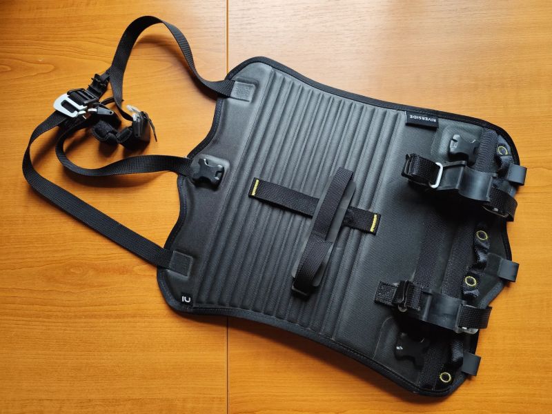 Bikepacking set ROCKRIDER (košík + vodotěsný vak 15 l) - TOP STAV, v záruce