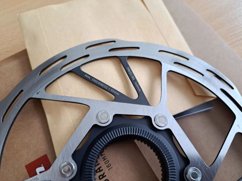 Brzdové kotouče Sram Paceline - centerlock 160 mm