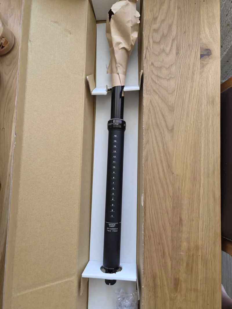 Cannondale DownLow 2 170 mm 31,6 x 500 mm – NOVÁ teleskopická sedlovka, nepoužitá, z reklamace