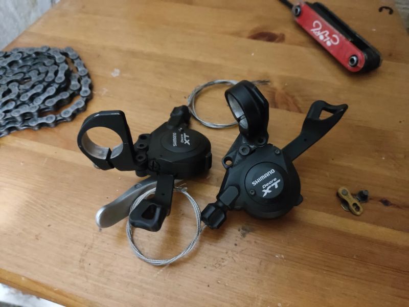 Shimano XT 9sp.