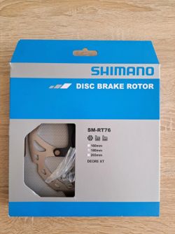 Brzdový kotouč 180 mm Shimano DEORE/XT SM-RT76, 6děr, včetně šroubů