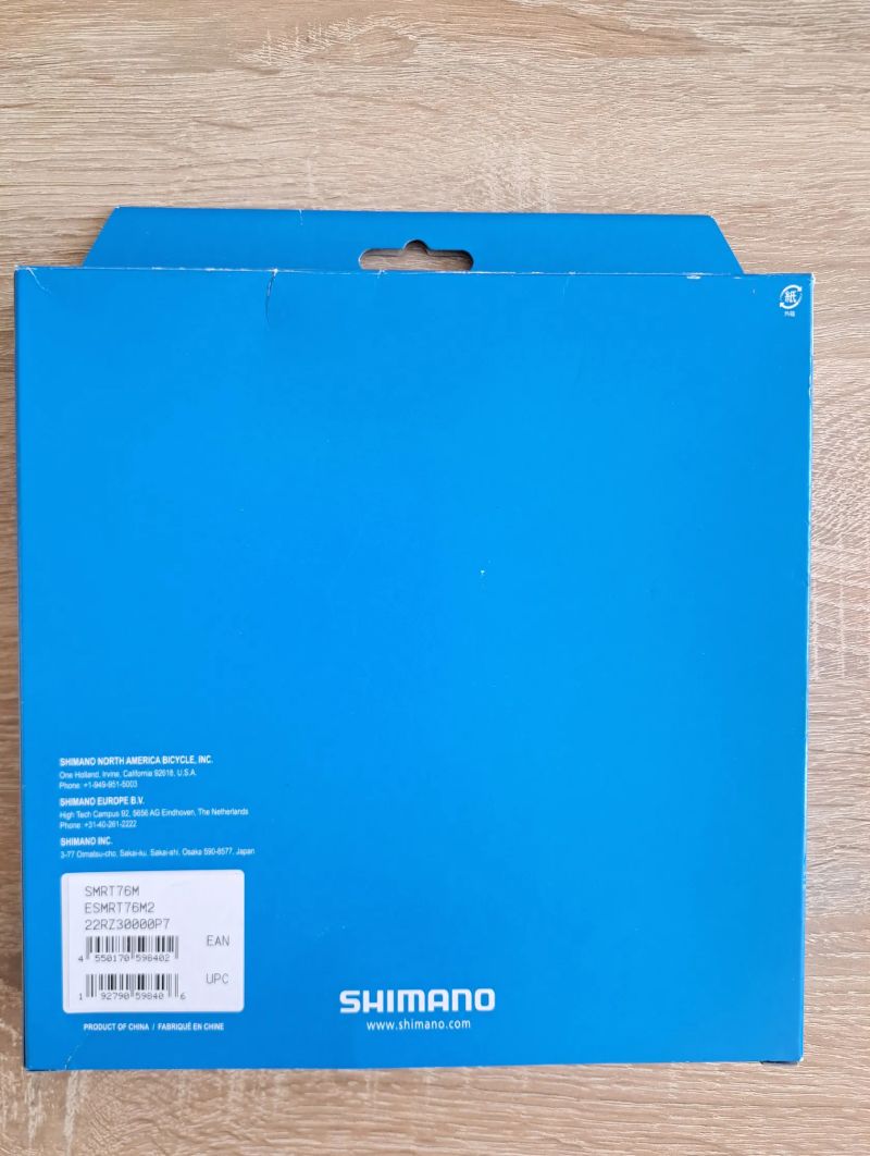 Brzdový kotouč 180 mm Shimano DEORE/XT SM-RT76, 6děr, včetně šroubů