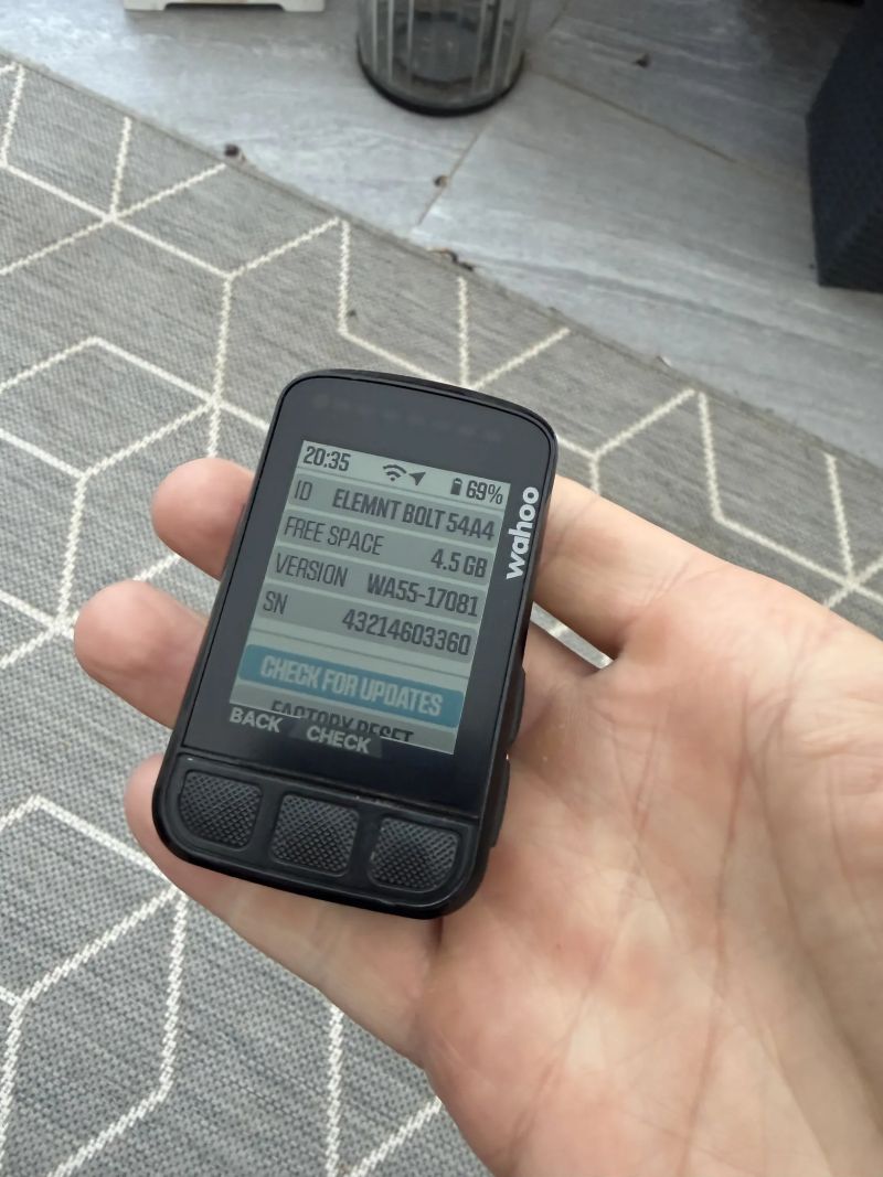 Wahoo elemnt bolt 2