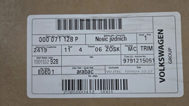 Nosič kol THULE 598 ProRide a Škoda originál