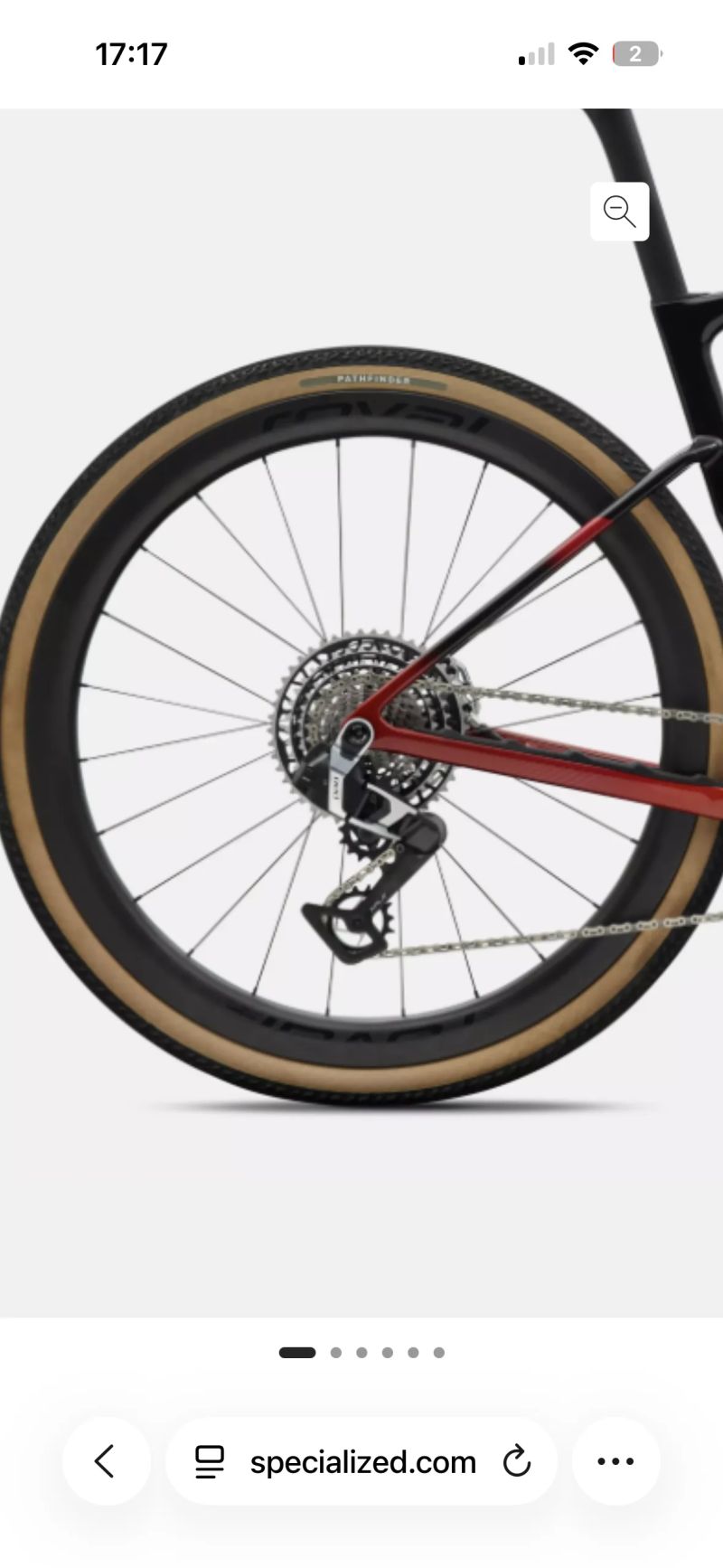 Specialized Crux 5 s-level Sram red xlpr