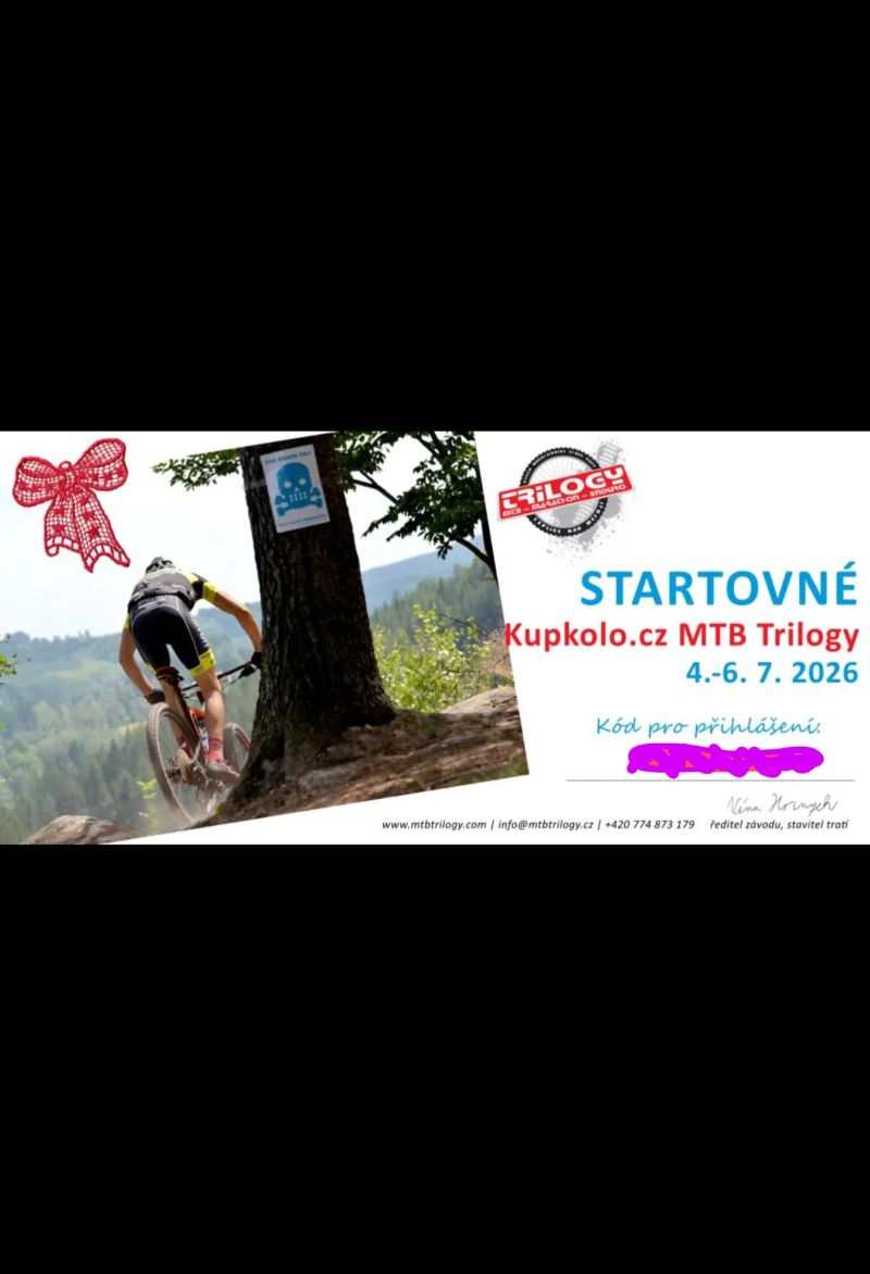 Voucher startovné - Mtb Trilogy 2026