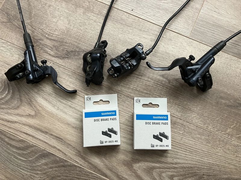 Brzdy Shimano SLX + nové metalické destičky