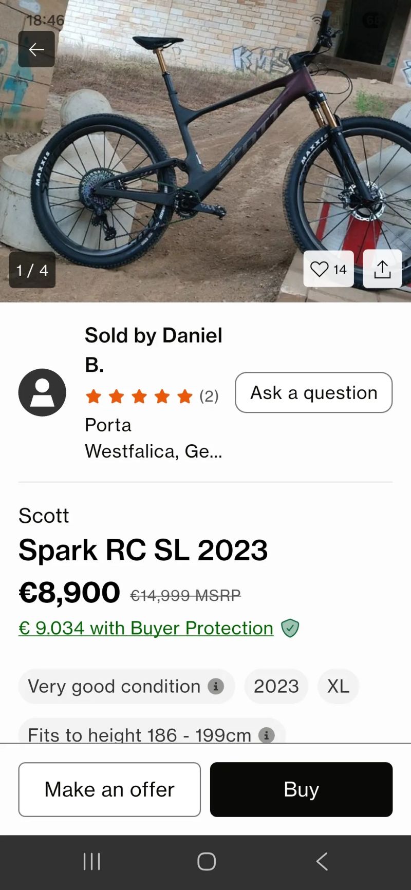 Scott Spark SL RC 