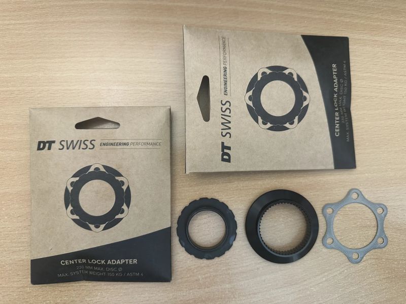DT SWISS DT CL-ADAPTER MTB, 230mm, 150kg, nový, nepoužitý, 2 kusy