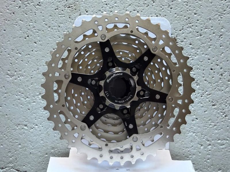 MTB 10 Kazeta SunRace (Shimano XT) silver 