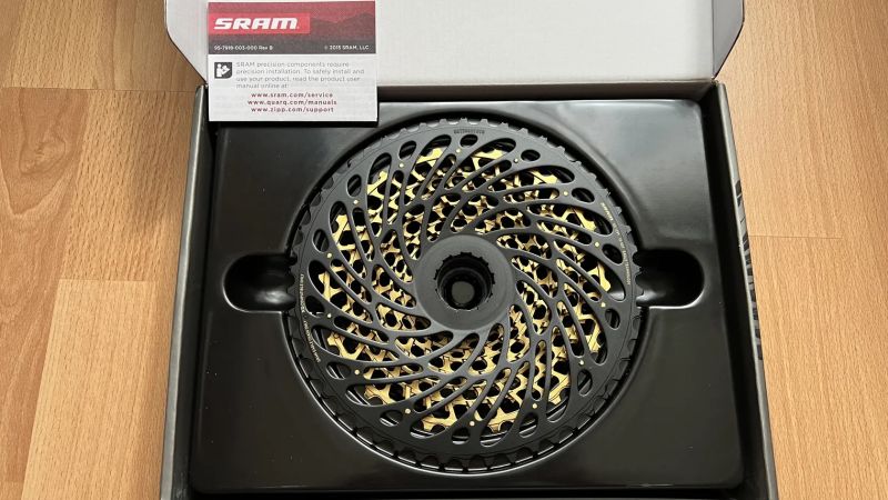 NOVÁ kazeta Sram Eagle XX1 XG-1299, 12 sp. 10-50z. zlatá 
