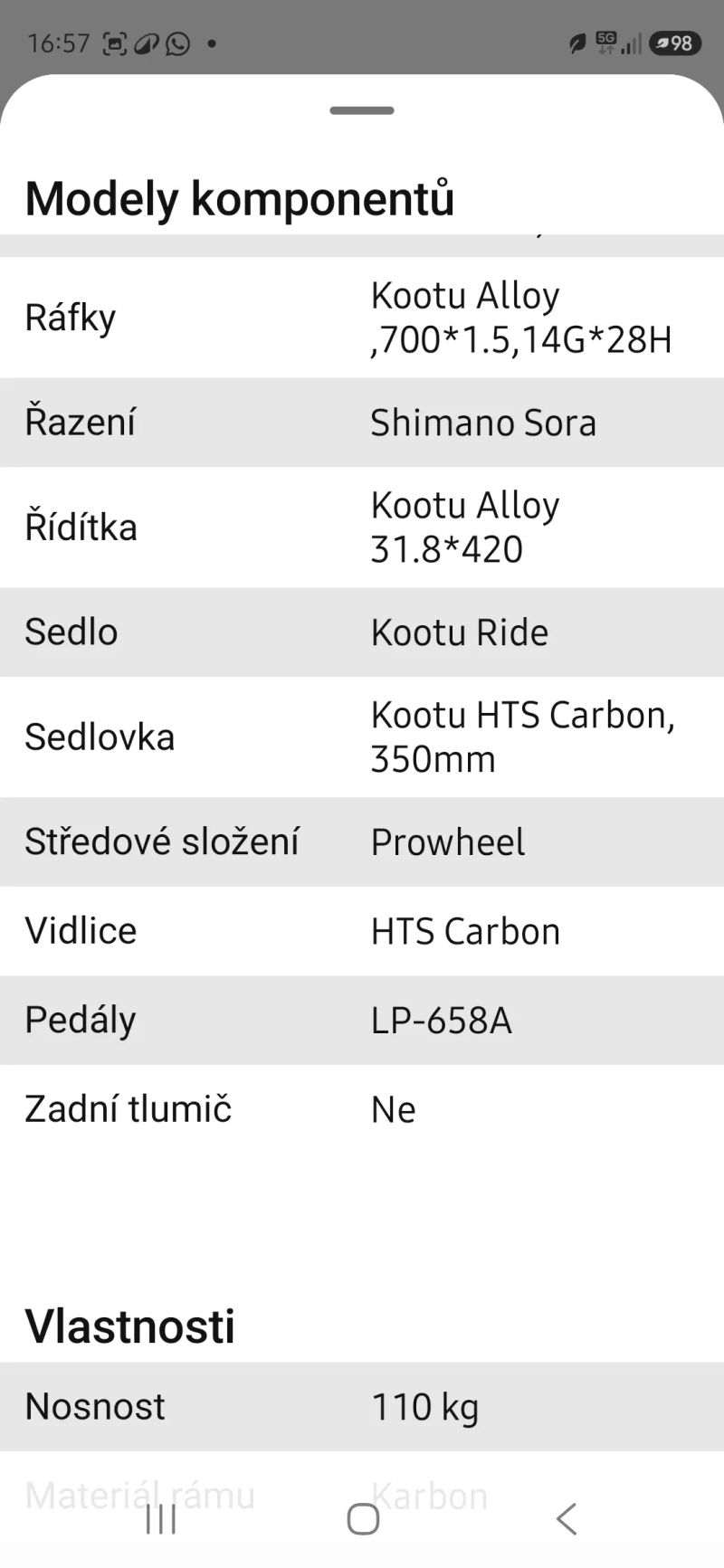 Prodám karbonové gravelové kolo SAVA GRUS 2.0
