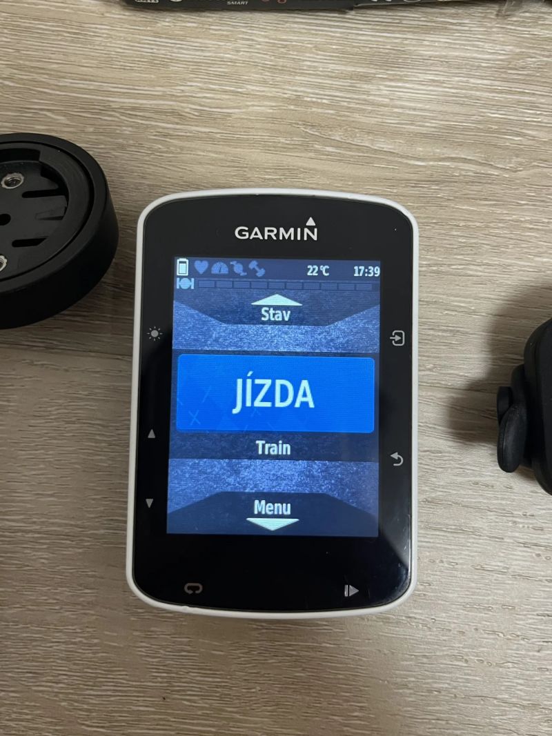 cyklopočítač Garmin Edge 520+ senzor rychlosti+ předsazený držák