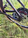 Karbon gravel 9,5 kg bezdrát 1×13 karbon kola TOP stav