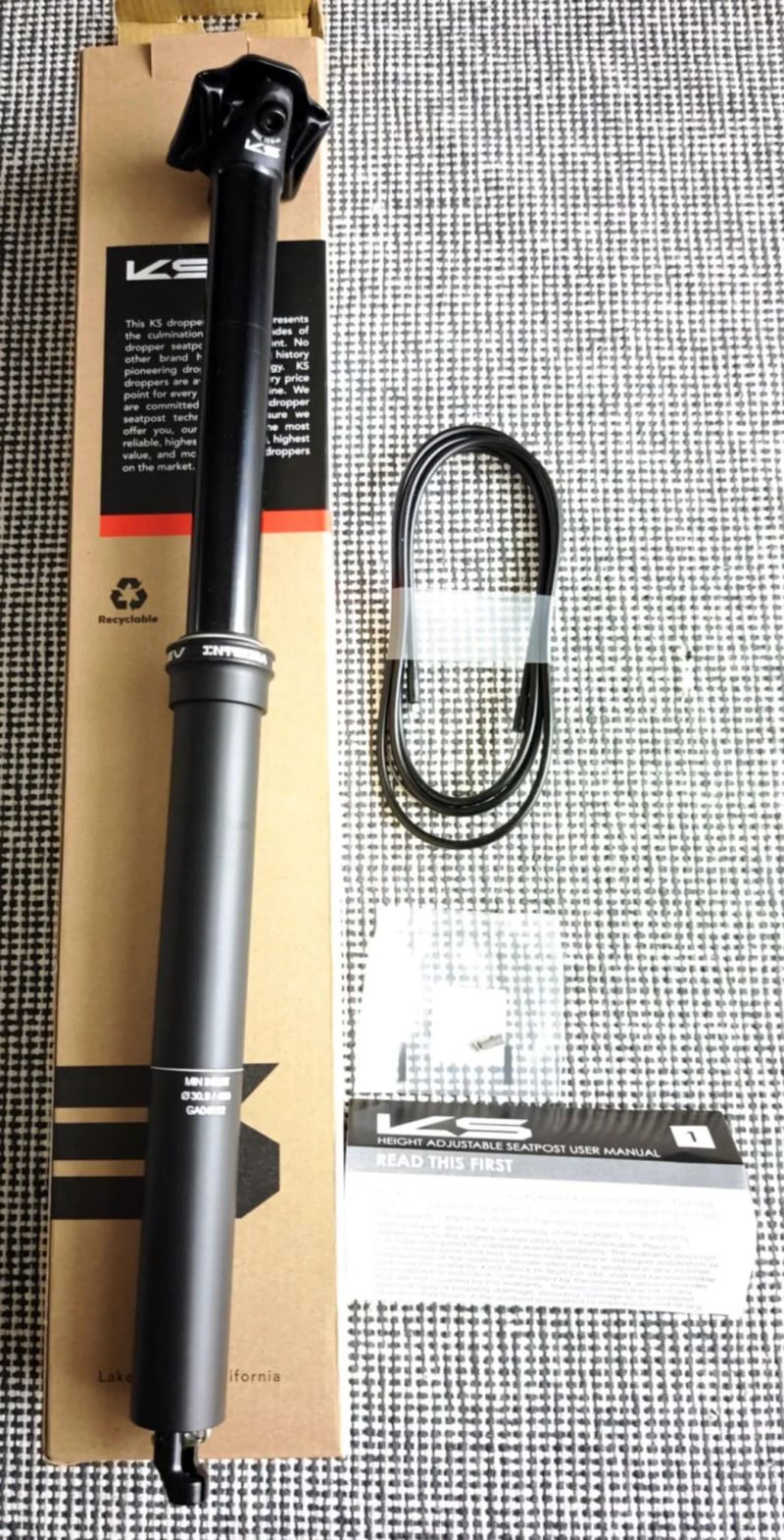 KIND SHOCK LEV INTEGRA teleskopická sedlovka 175mm, nová