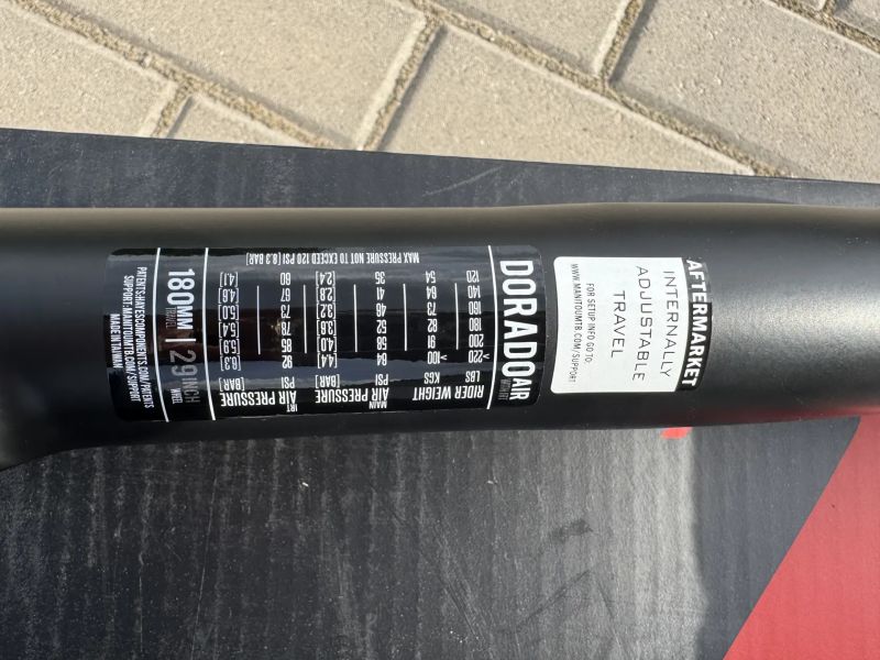 Vidlice Manitou Mezzer Pro 29" 140-180mm