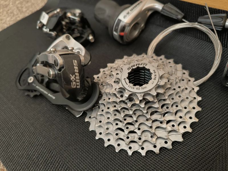 Sram X9 sada 3x9 