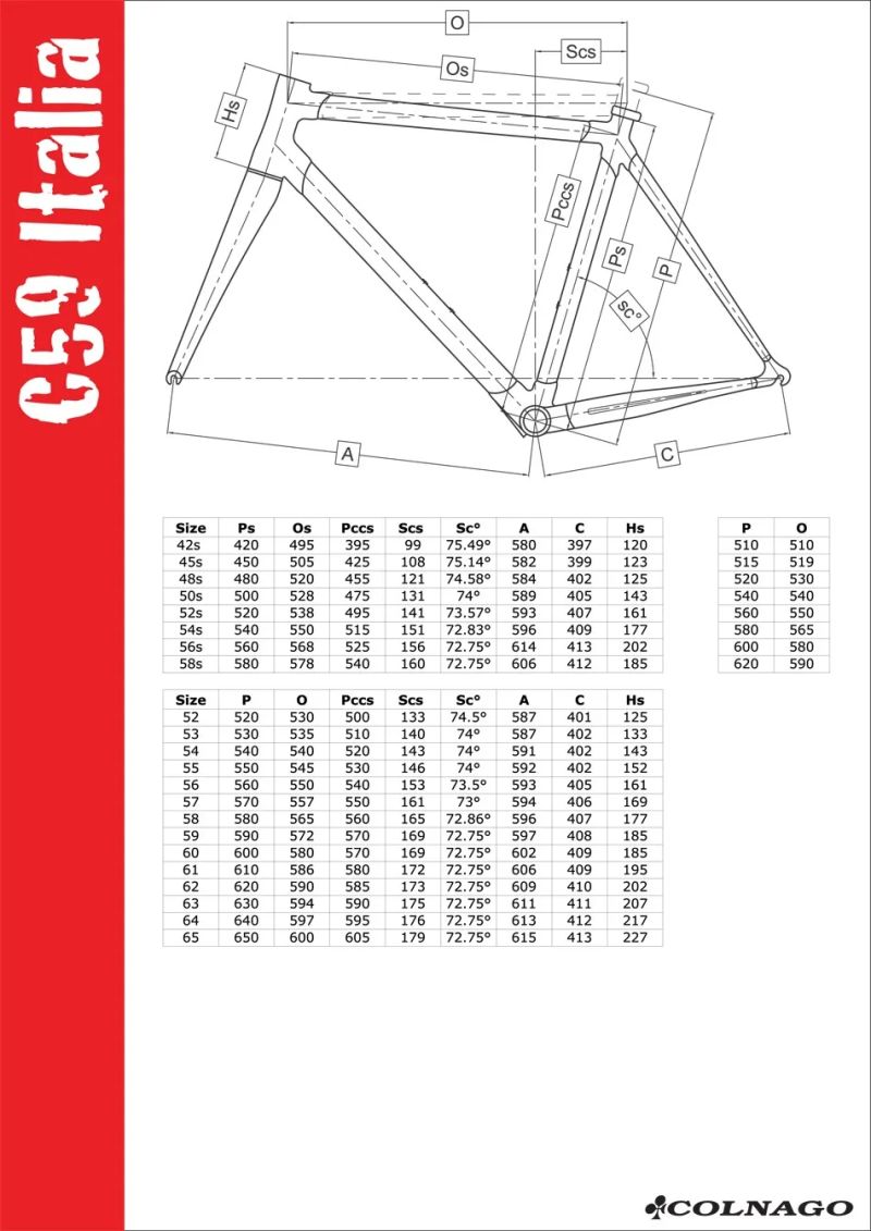 Colnago C59 Italia Disc /56s/ Super Record EPS