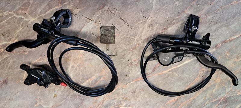 Brzdy Shimano BL M4100 + BR MT410