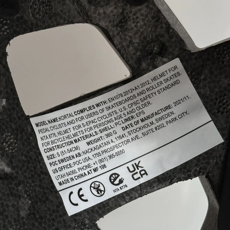 Cyklistická helma POC Kortal Uranium Black Matt vel. XS-S