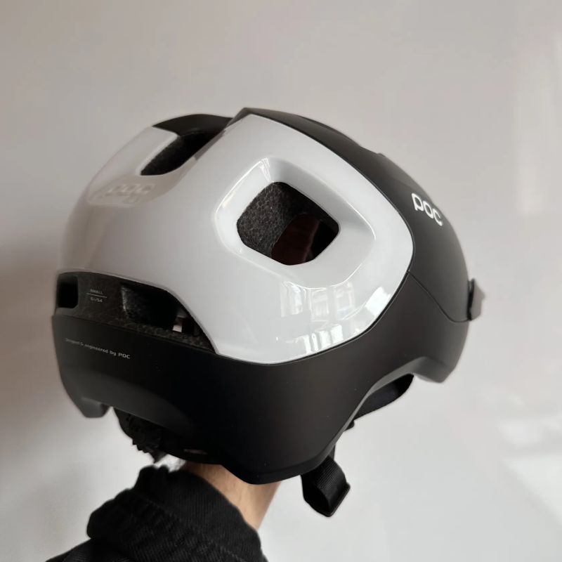 Cyklistická helma POC Axion Race Mips Uranium Black Matt Hydrogen White vel. S