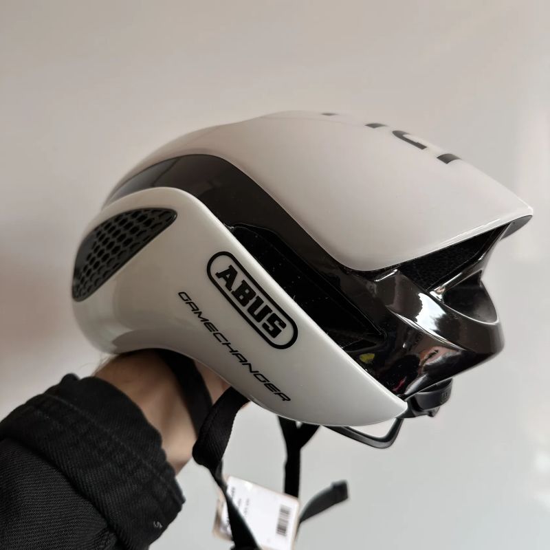 Cyklistická helma Abus Gamechanger Polar White vel. S