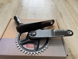 Sram Force E1 XPLR DUB Wide kliky s powermetrem Quark, 175mm,42 z.