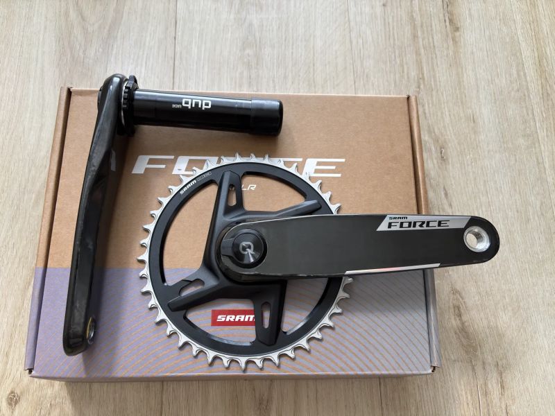 Sram Force E1 XPLR DUB Wide kliky s powermetrem Quark, 175mm,42 z.