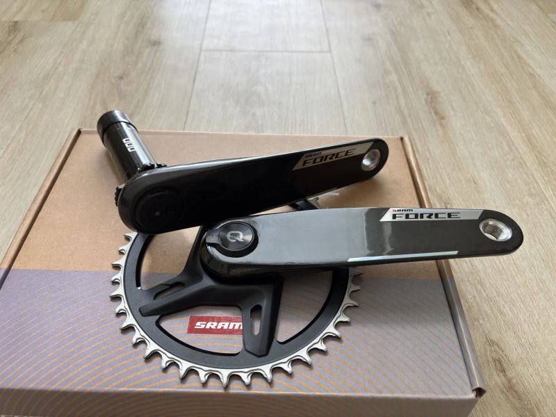 Sram Force E1 XPLR DUB Wide kliky s powermetrem Quark, 175mm,42 z.
