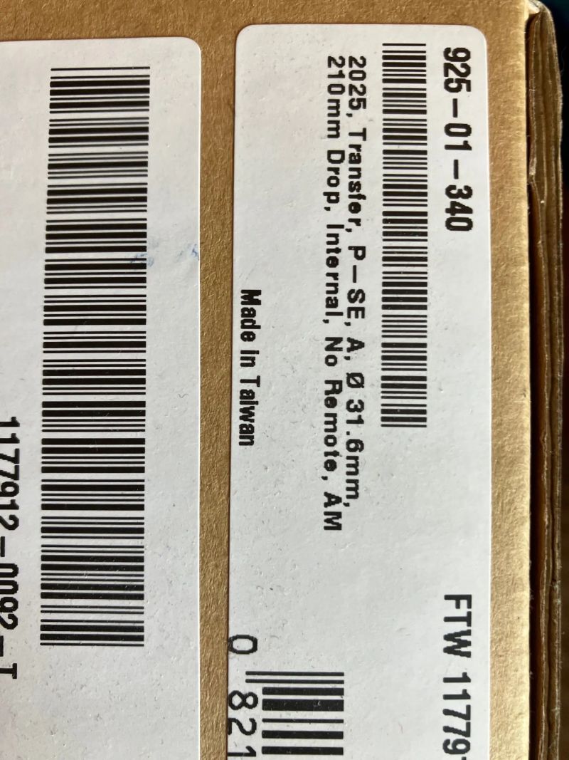 FoxTransfer P-SE Performance Elite 31,6mm zdvih 210 mm