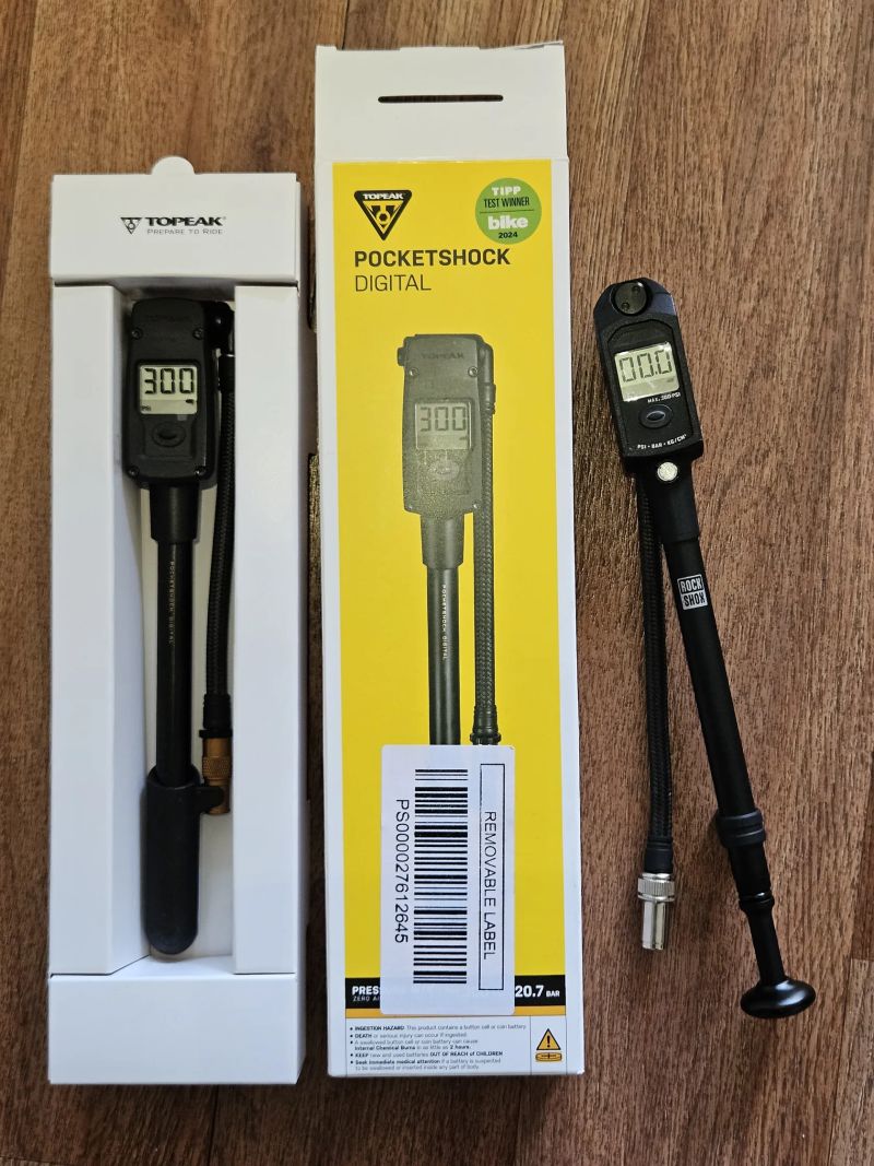 Rock Shox Digital + Topeak Pocketshock Digital