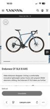 Canyon Canyon Endurace CF SLX 8 AXS