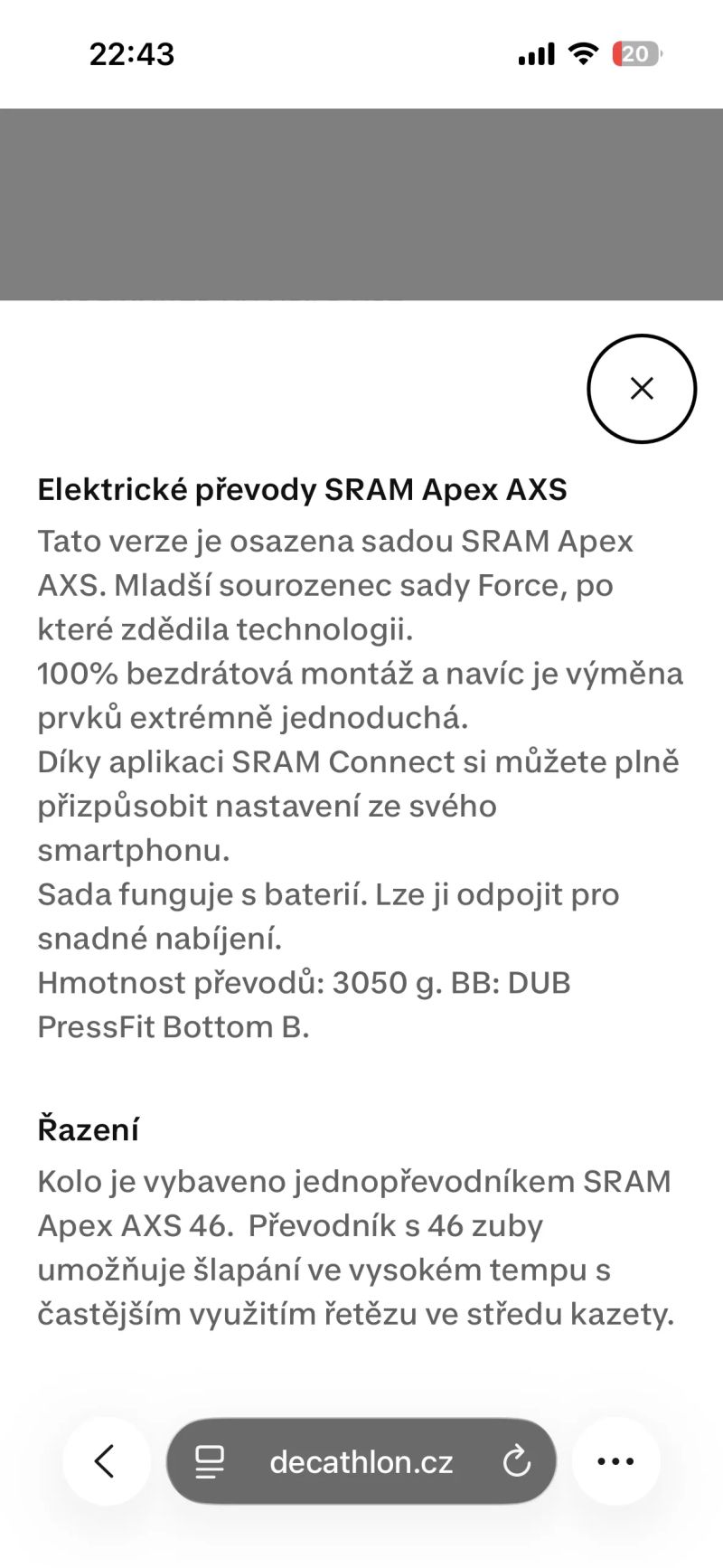 Van Rysel Silniční karbonové kolo NCR Allroad SRAM APEX AXS 1×12r