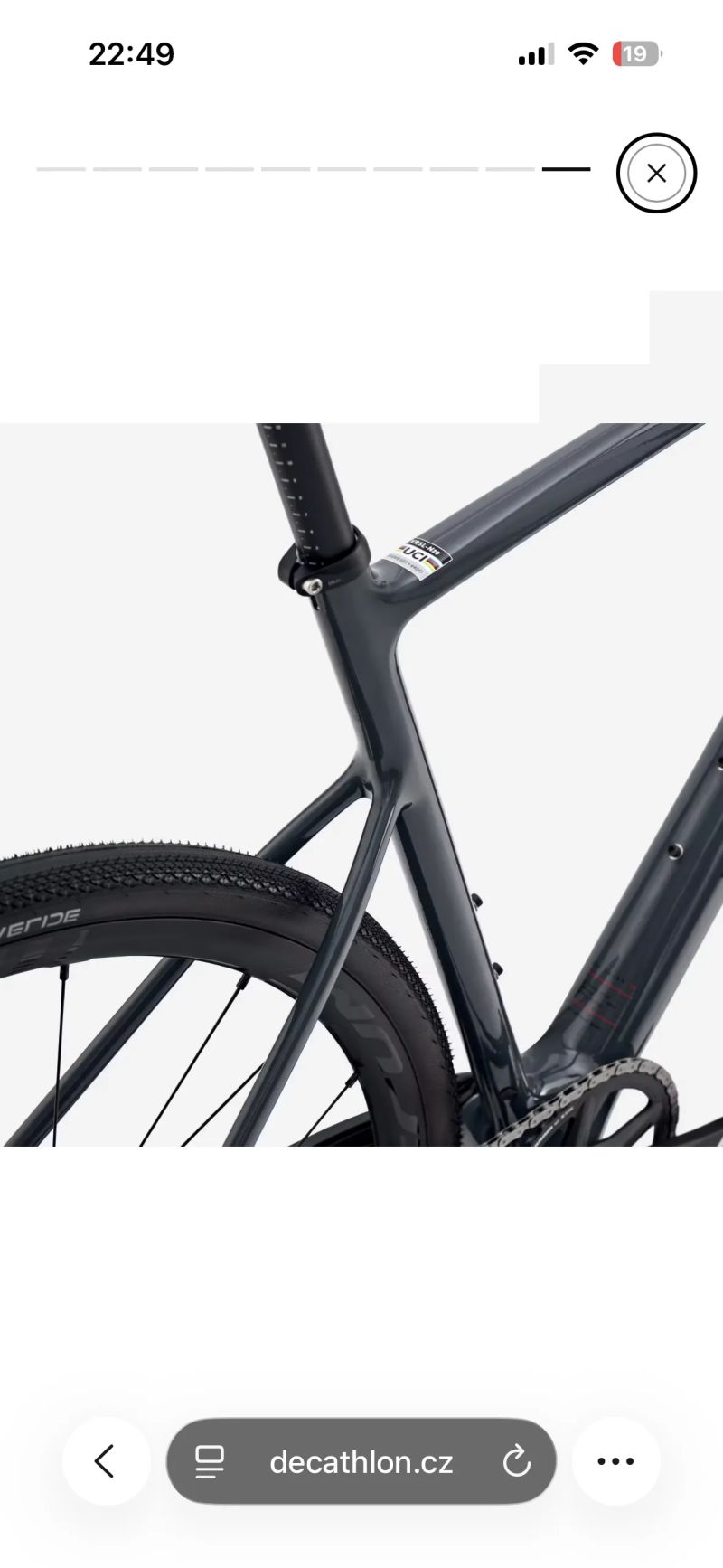 Van Rysel Silniční karbonové kolo NCR Allroad SRAM APEX AXS 1×12r