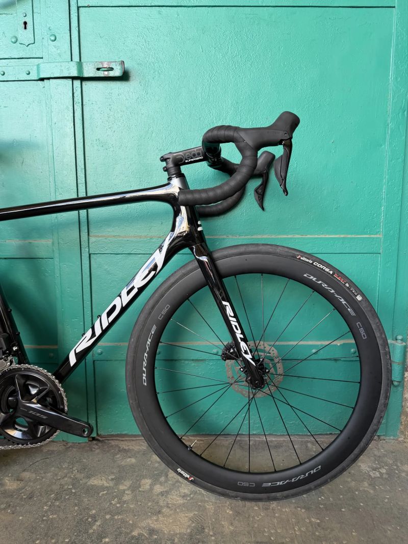 Ridley Helium SLX Disc M" - Dura Ace C50 vyplety 