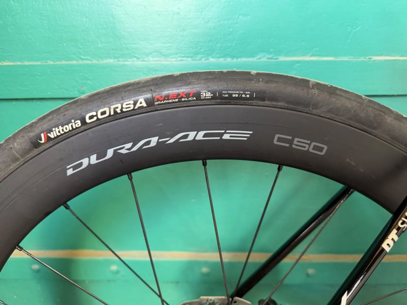 Ridley Helium SLX Disc M" - Dura Ace C50 vyplety 