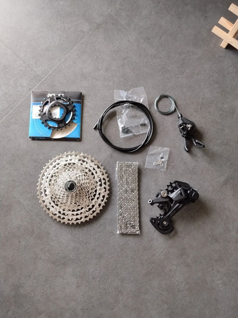 sada Shimano Deore 1x11 s prevodnikom + packeta ZDARMA
