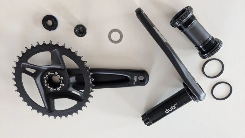 Kliky jednoplacky Gravel Sram Apex BB30 46z + Sram Apex 1 DUB wide 40z + FSA Gossamer 40z
