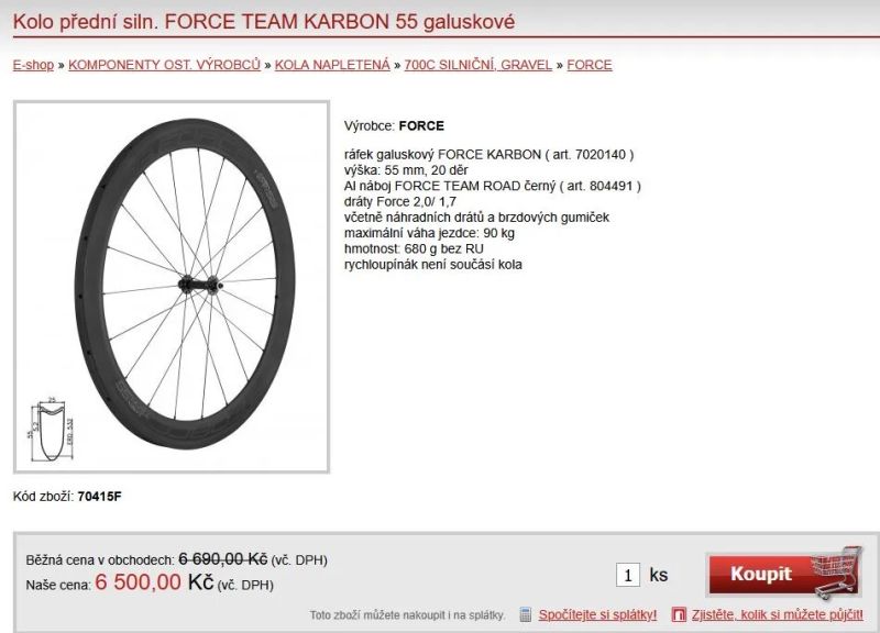 Force Team SP Karbon 55