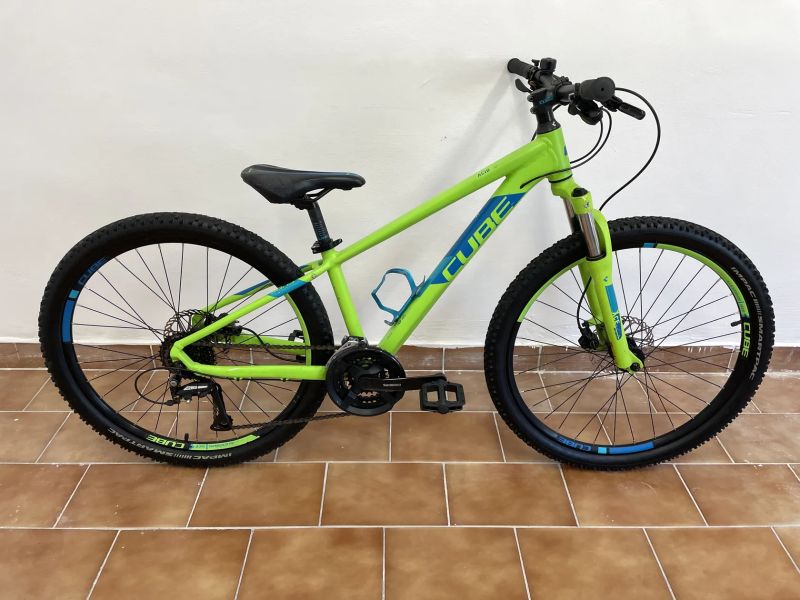 26" juniorské horské kolo Cube Acid Race 260 Disc rám XS 13" po servise u Koblížka