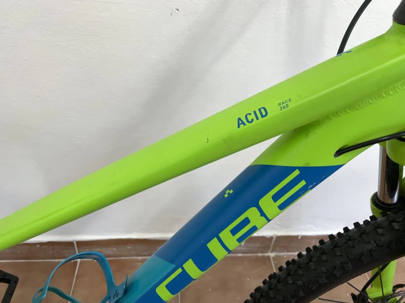 26" juniorské horské kolo Cube Acid Race 260 Disc rám XS 13" po servise u Koblížka