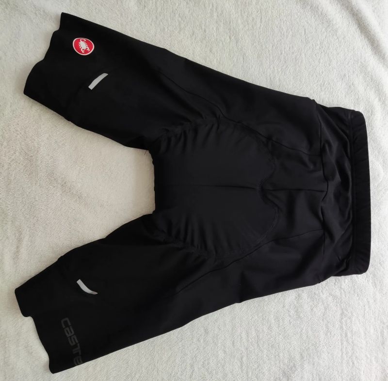 CASTELLI ESPRESSO Cyklistické kalhoty krátké bez laclu - černé