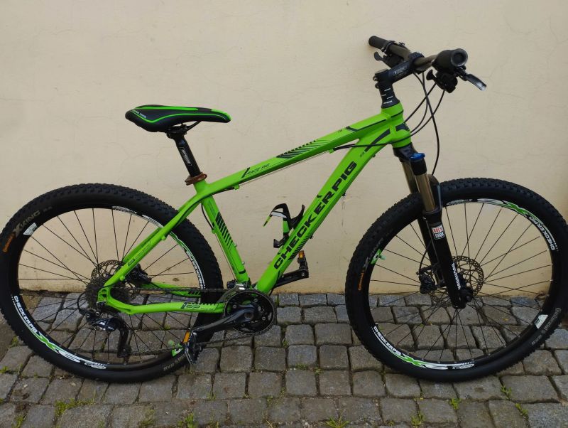 horské kolo Checker Pig Race 27,5, rám S, 3x10, DEORE XT/SLX, po servisu, pro výšku 150-165cm,dárek
