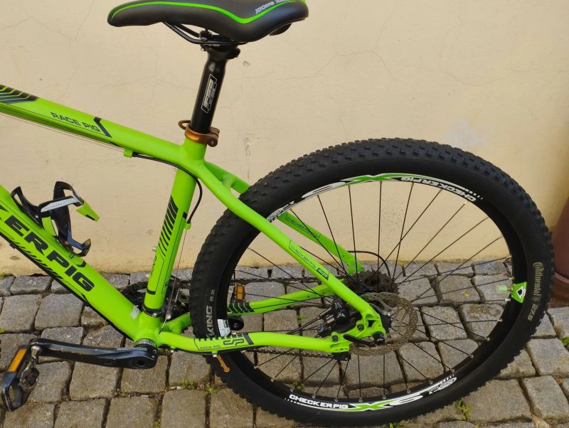 horské kolo Checker Pig Race 27,5, rám S, 3x10, DEORE XT/SLX, po servisu, pro výšku 150-165cm,dárek