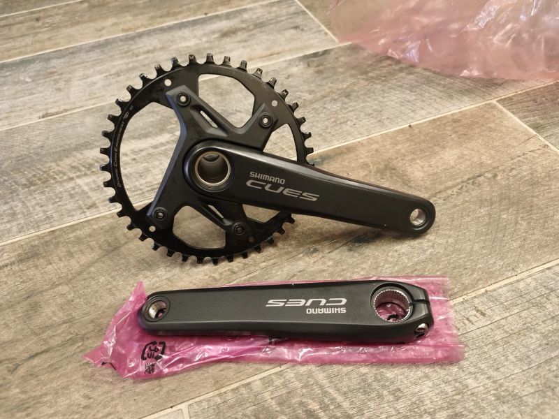 grevel kliky Shimano Cues FC-U6030-1 172,5mm s převodníkem 40z